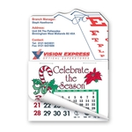 3" x 4 1/4" Calendar Magnet Eyeglass Shape