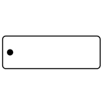 Key Tags - Soft Vinyl - Stock Shape Collection - Rectangle