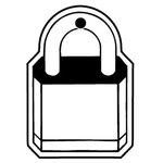 Key Tags - Soft Vinyl - Stock Shape Collection - Lock