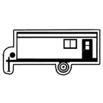 Key Tags - Soft Vinyl - Stock Shape Collection - Trailer