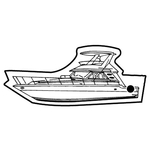 Key Tags - Soft Vinyl - Stock Shape Collection - Boat