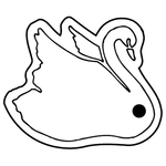 Key Tags - Soft Vinyl - Stock Shape Collection - Swan
