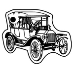 Key Tags - Soft Vinyl - Stock Shape Collection - Classic Car