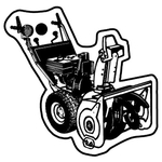 Key Tags - Soft Vinyl - Stock Shape Collection - Snowblower