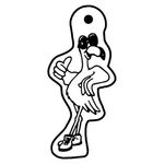 Key Tags - Soft Vinyl - Stock Shape Collection - Flamingo