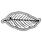 Key Tags - Soft Vinyl - Stock Shape Collection- Tobacco Leaf