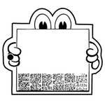 Key Tags - Soft Vinyl - Stock Shape Collection - Newspaper