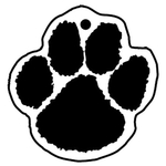 Key Tags - Soft Vinyl - Stock Shape Collection - Paw Print