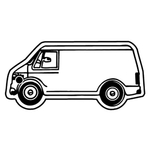 Key Tags - Soft Vinyl - Stock Shape Collection - Van