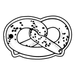 Key Tags - Soft Vinyl - Stock Shape Collection - Pretzel