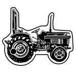 Key Tags - Soft Vinyl - Stock Shape Collection - Tractor