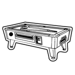 Key Tags - Soft Vinyl - Stock Shape Collection - Pool Table