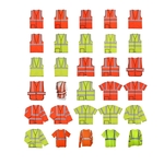 Assorted Safety Garment Set - Vests / Jerseys / Shirts