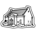 Key Tags - Soft Vinyl - Stock Shape Collection - House