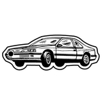 Key Tags - Soft Vinyl-Stock Shape Collection - Car