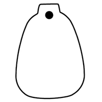 Key Tags - Soft Vinyl - Spot Color Screen Print -... from ASI 80210 Quikey...