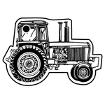 Key Tags - Soft Vinyl - Stock Shape Collection - Tractor