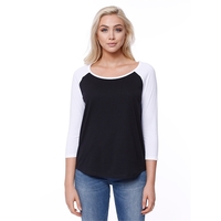Womens CVC 3/4 Sleeve Raglan... from ASI 89380 Staton Corporate and Casual