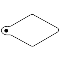 Key Tags - Soft Vinyl - Spot Color Screen Print -... from ASI 80210 Quikey...