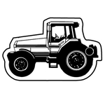 Key Tags - Soft Vinyl - Stock Shape Collection - Tractor