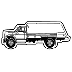 Key Tags - Soft Vinyl - Stock Shape Collection - Oil Truck