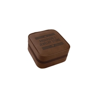 4" x 4" x 2" Leatherette Travel Jewelry Box... from ASI 74601 Calico