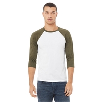 Unisex 3/4 Sleeve Baseball Tee