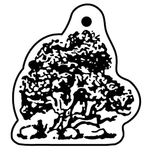 Key Tags - Soft Vinyl - Stock Shape Collection - Tree