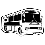 Key Tags - Soft Vinyl - Stock Shape Collection - Tour Bus