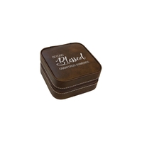 4" x 4" x 2" Leatherette Travel Jewelry Box... from ASI 74601 Calico