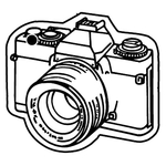 Key Tags - Soft Vinyl - Stock Shape Collection - Camera