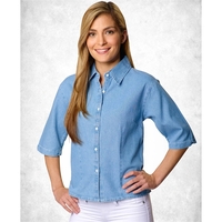 Ladies 1/2 Sleeve Denim Shirt... from ASI 89380 Staton Corporate and Casual