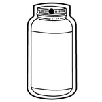 Key Tags - Soft Vinyl - Stock Shape Collection - Jar