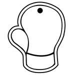 Key Tags - Soft Vinyl - Stock Shape Collection- Boxing Glove