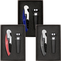 Wine Opener & Vacuum Stopper Set