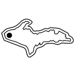 Key Tags - Soft Vinyl- Stock Shape Collection- Michigan U.P.