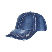 Heavy Wash Denim Cap