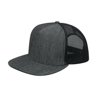 Flat Bill Snapback Trucker Cap