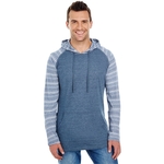 Mens Raglan Jersey Hoodie