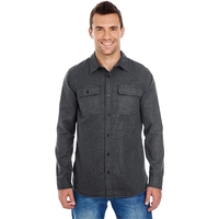 Mens Long Sleeve Solid Flannel
