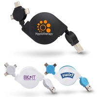 Charging Cord 3-in-1 Retractable Cable