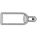 Key Tags - Soft Vinyl - Stock Shape Collection- Gas Cylinder