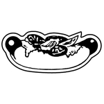 Key Tags - Soft Vinyl - Stock Shape Collection - Hot Dog