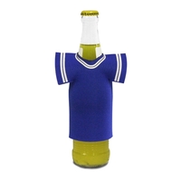 Jersey Shaped Bottle Holder. Jersey knit with foam backing.... from ASI 89380...
