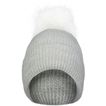 Faux Fur Pom Beanie