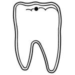 Key Tags - Soft Vinyl - Stock Shape Collection - Tooth