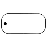 Key Tags - Soft Vinyl - Stock Shape Collection - Rectangle