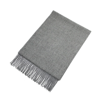 Luxurious light gray alpaca blend winter scarf... from ASI 98085 Wolfmark