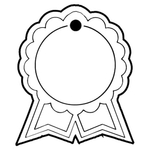 Key Tags - Soft Vinyl - Stock Shape Collection - Ribbon