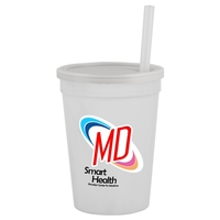 12 oz Cup with Lid & Straw - Digital... from ASI 55990 Garyline